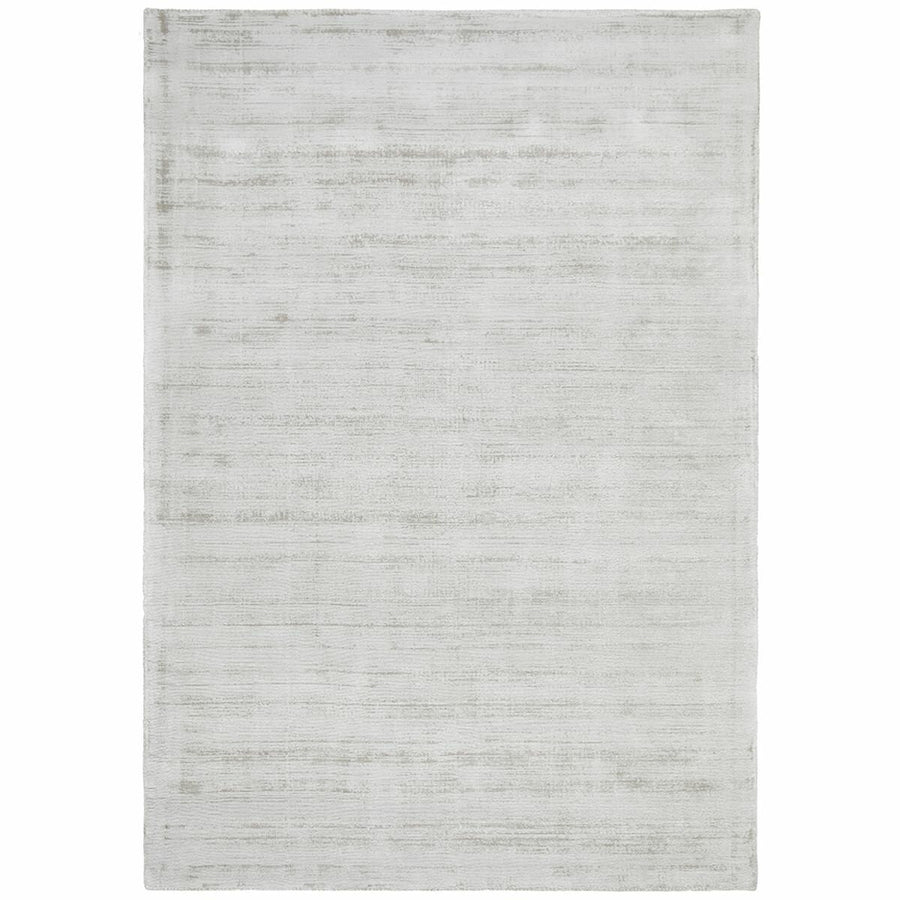 Rug Culture Bliss Hand Loomed Extra Large Rug 400x300 - Silver Viscose, Scandinavian Style - BLSSILV400X300
