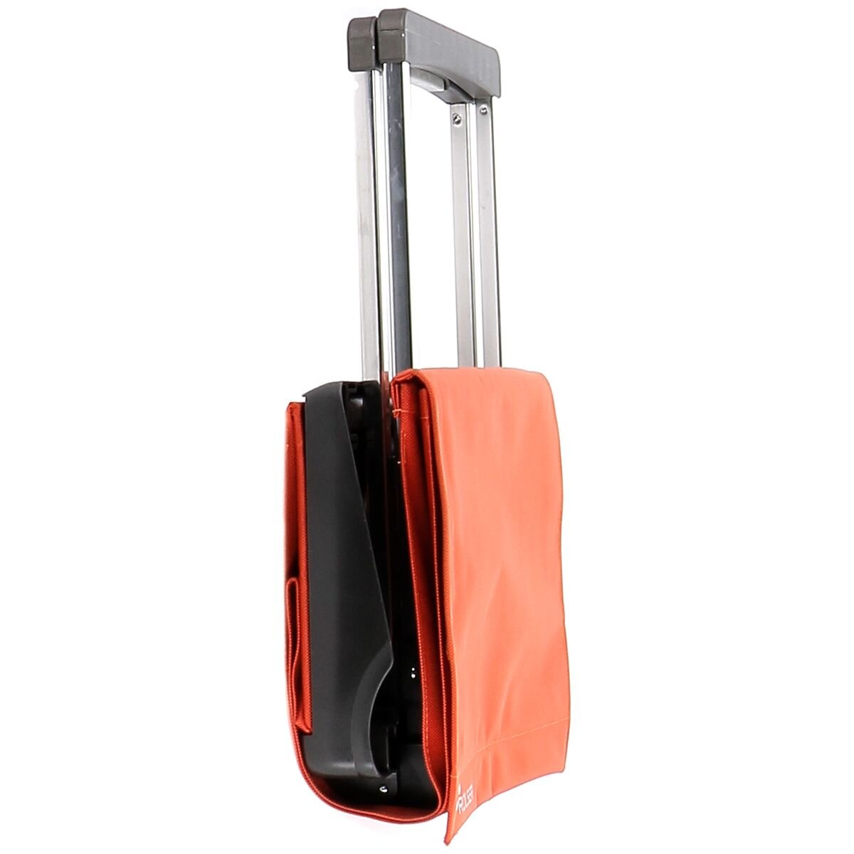 Rolser Plegamatic MF folding 2 wheel trolley - Orange - Lightweight aluminium chassis - R-PLE001-1061