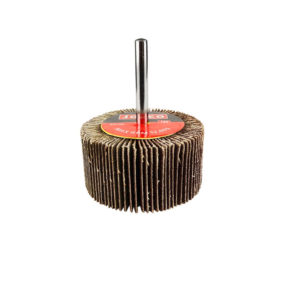 Josco 60mm Abrasive Flap Wheel 120 Grit Cloth Durable Efficient - SuperSaverAU - view 1