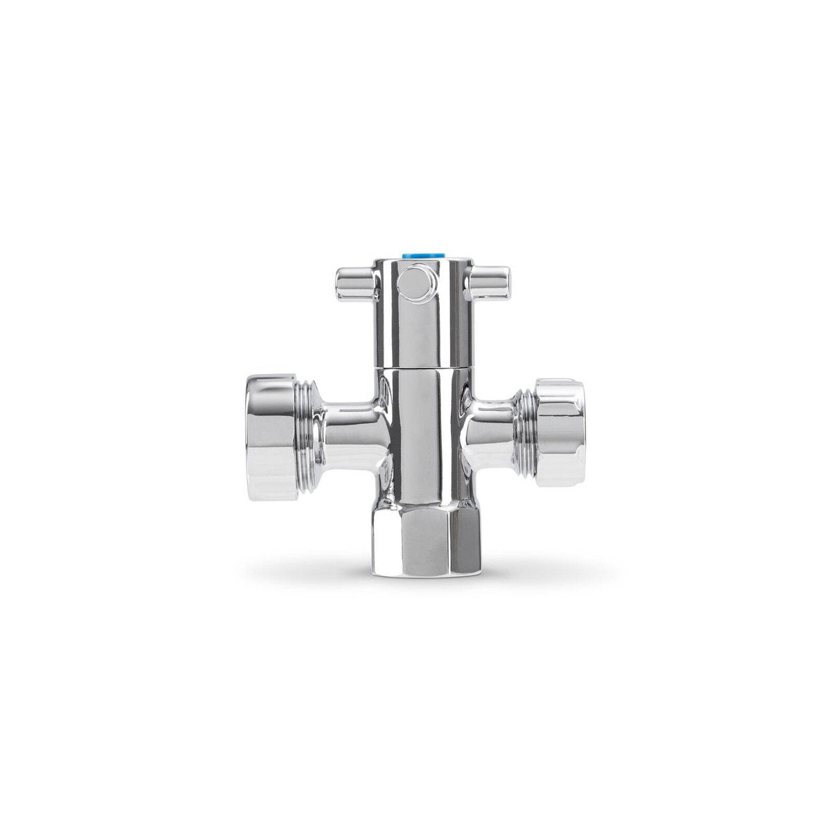 Brasshards Capstan 2 Way Under Sink Valve 20mm x 15mm - Lead Free - Matt Black - SuperSaverAU - view 2