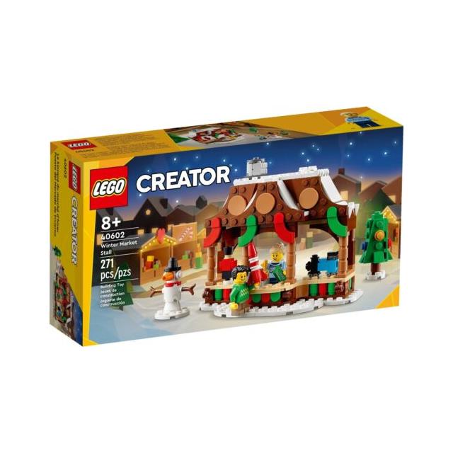 LEGO Christmas 40602 Winter Market Stall Set XMAS Tree Nutcracker Snowman - SuperSaverAU - view 1