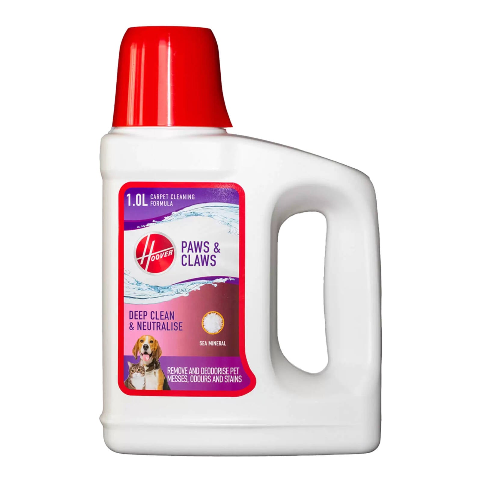 Hoover Paws & Claws Cleaning Solution 1L Enzymatic Concentrated