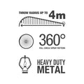 Holman Heavy Duty Butterfly Sprinkler - 4m - Metal - Robust Design - SuperSaverAU - view 3