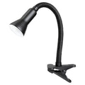 Brilliant Lighting Vito Metal Clamp Lamp, Black, Adjustable E14 Head, Indoor 19759/06