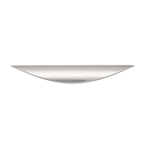 Prestige Brushed Nickel Shell Pull Handle - 96mm Zinc Alloy Easy Install - SuperSaverAU - view 1