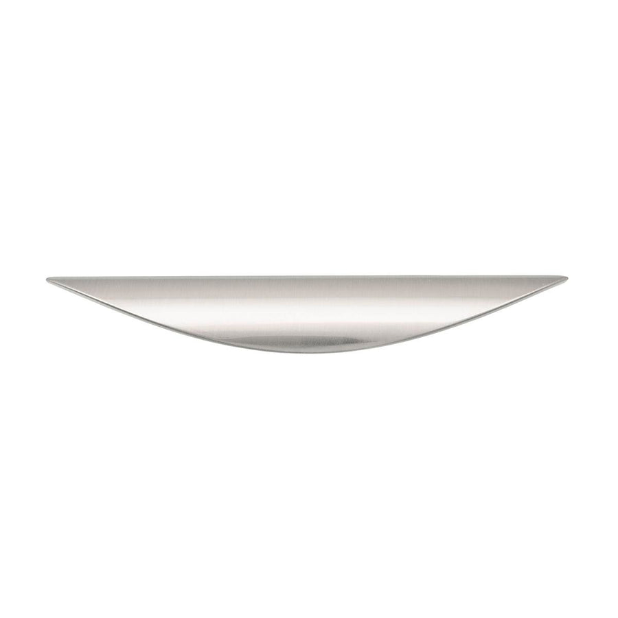 Prestige Brushed Nickel Shell Pull Handle - 96mm Zinc Alloy Easy Install - SuperSaverAU - view 1