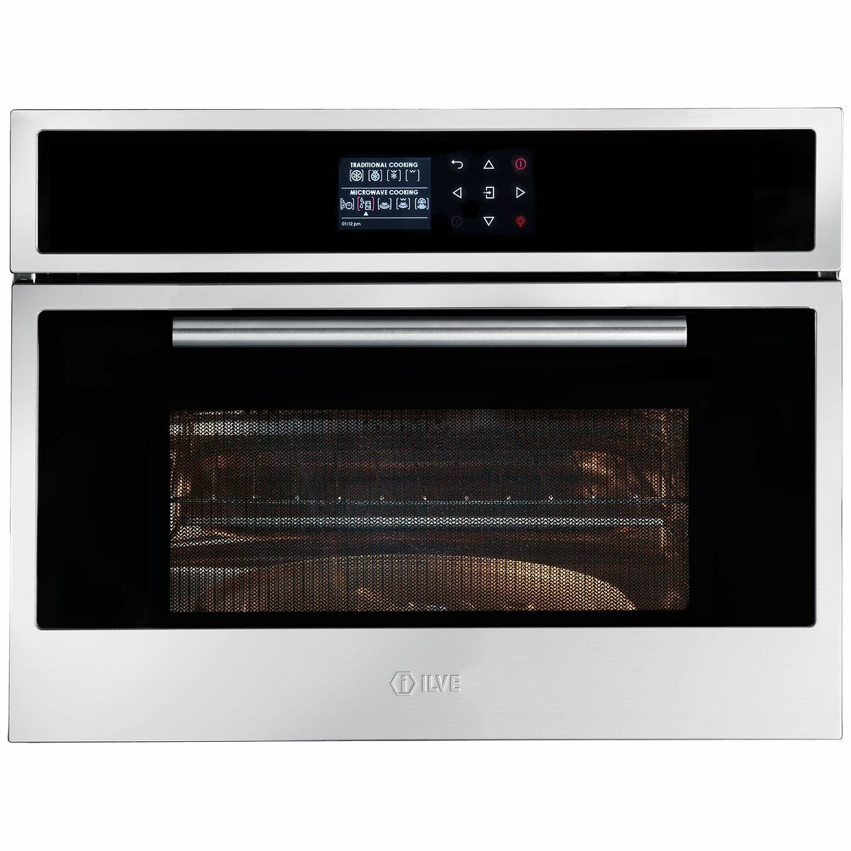 ILVE 60cm compact combi-microwave oven - 35L, stainless steel, keep warm, child lock, 15A plug - ILCM45X