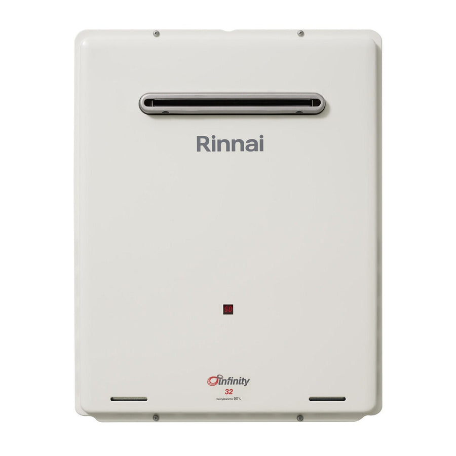 Rinnai Infinity 32 Natural Gas Continuous Flow Hot Water System - 50°C Pre-Set - 6 Star - INF32N50MA