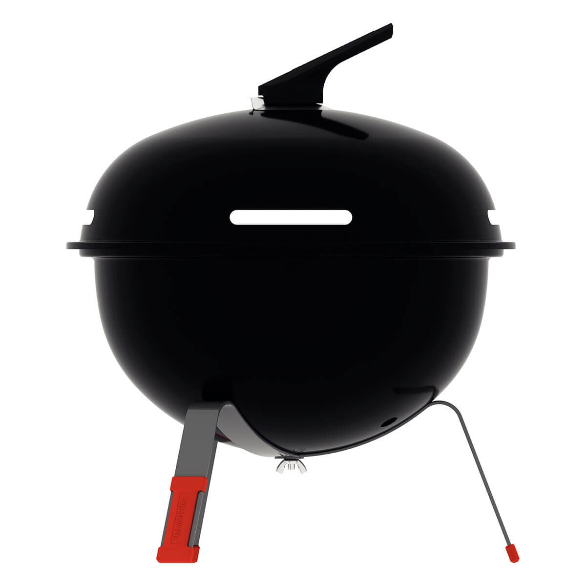 Tramontina Churrasco Portable Charcoal BBQ - Enamelled Steel Body and Lid - Black - 26500003