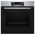 Bosch 60cm Series 6 Pyrolytic Built-in Oven - 71L Stainless Steel - Air Fry and 3D HotAir - HBA572ES3A