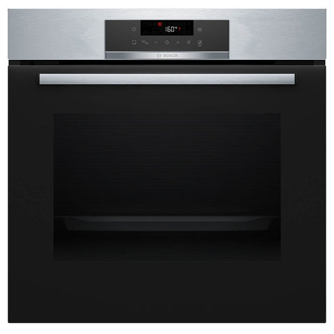Bosch 60cm Series 6 Pyrolytic Built-in Oven - 71L Stainless Steel - Air Fry and 3D HotAir - HBA572ES3A