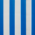 Pillar 86 x 200cm Blue/White PVC Weekender Insect Door Curtain, 5mm