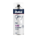 Dulux Clear Gloss Spray Paint 325g, Indoor & Outdoor