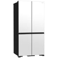 Hitachi 569L French Door Fridge - Matte White Glass, Human Sensor Auto Door, Ice Maker - RWB640VT0X-1MGW