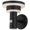 Arlec Solar LED Wall Light 18cm 400lm Black - Motion Sensor - IP44 Weatherproof - SuperSaverAU - view 2