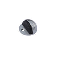 Adoored Satin Chrome Half Moon Door Stop with Rubber Tip