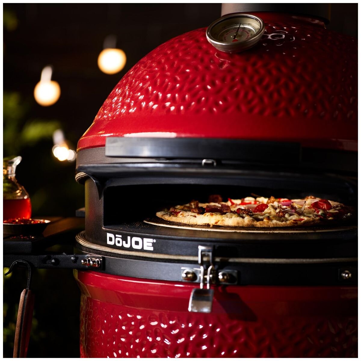 Kamado Joe DōJoe pizza oven accessory for Big Joe - Cast aluminium body, open-front design - BJ-DJ