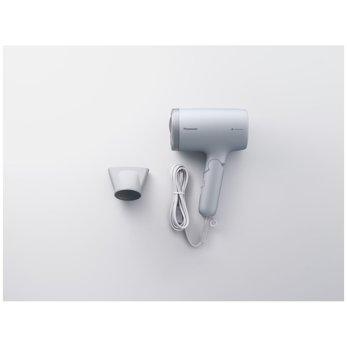 Panasonic Foldable Nanoe Hair Dryer - Light Grey - Three Airflow Settings - EH-NA7M-H765