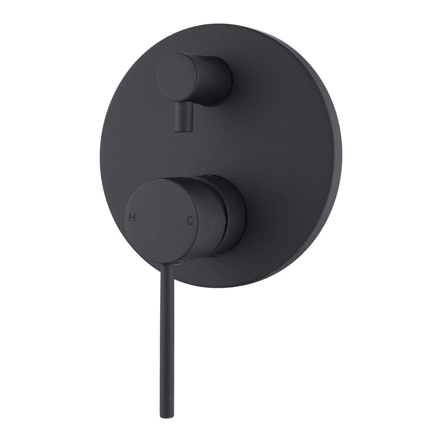 Mondella Resonance Diverter Shower Mixer 35mm Matte Black - Precise Flow - SuperSaverAU - view 1