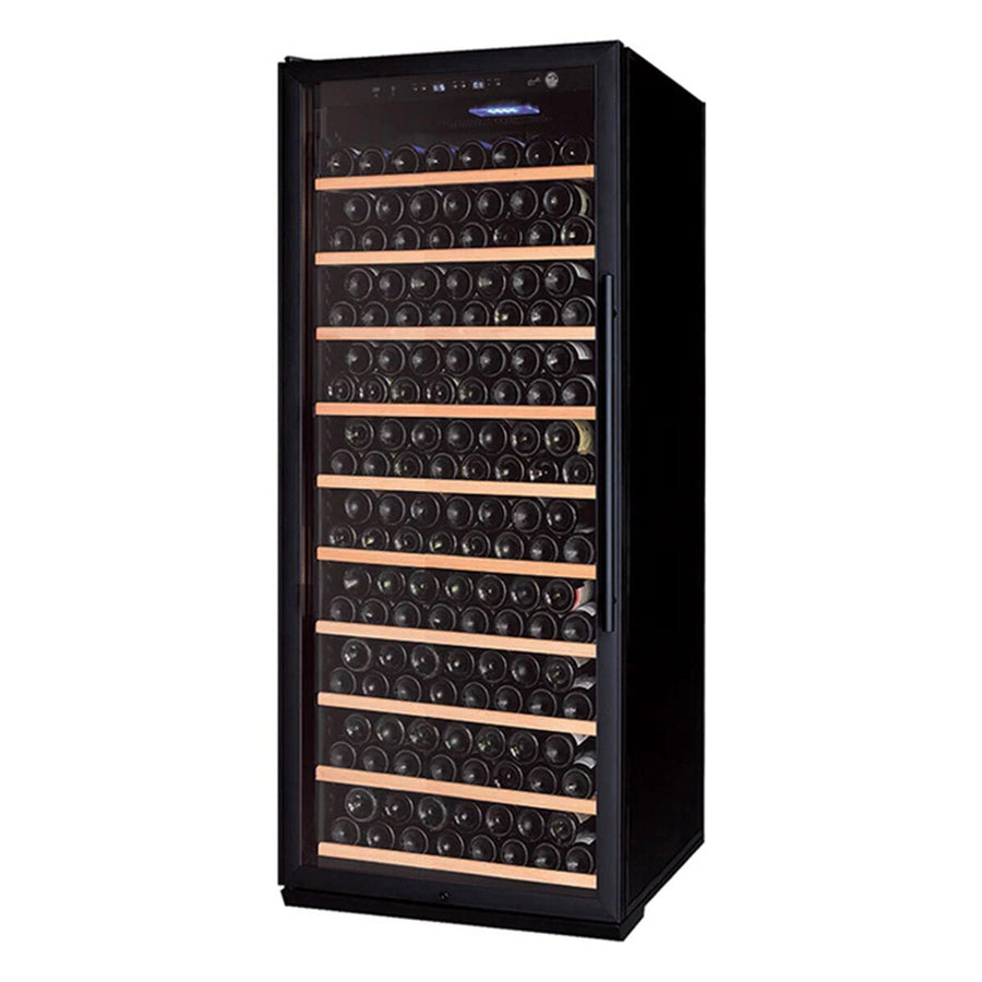 Grand Cru 293 Bottle Single Zone Wine Fridge - Matte Black, Left Hinge, 760L - GCWF293SZBLL