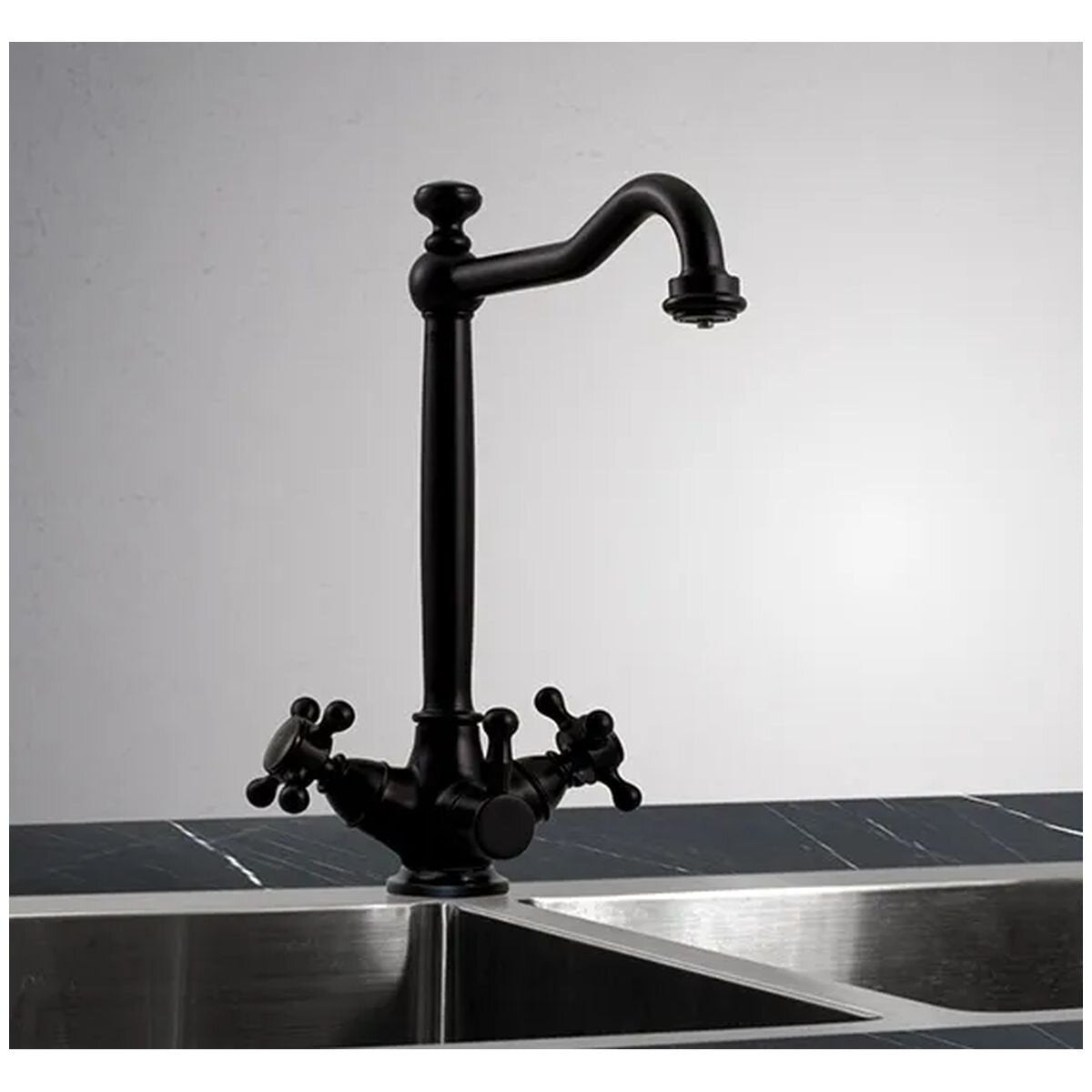 Puretec hot, cold and filtered water mixer tap - matte black - 3 star WELS rating - 1 year warranty - Z1-BL3