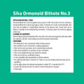 Sika Ormonoid Bitkote No 3 Waterproof Compound 1L - Water Based - Fast Drying - SuperSaverAU - view 5