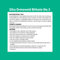 Sika 1L Ormonoid Bitkote No.3 Water-Based Bitumen Waterproof Compound