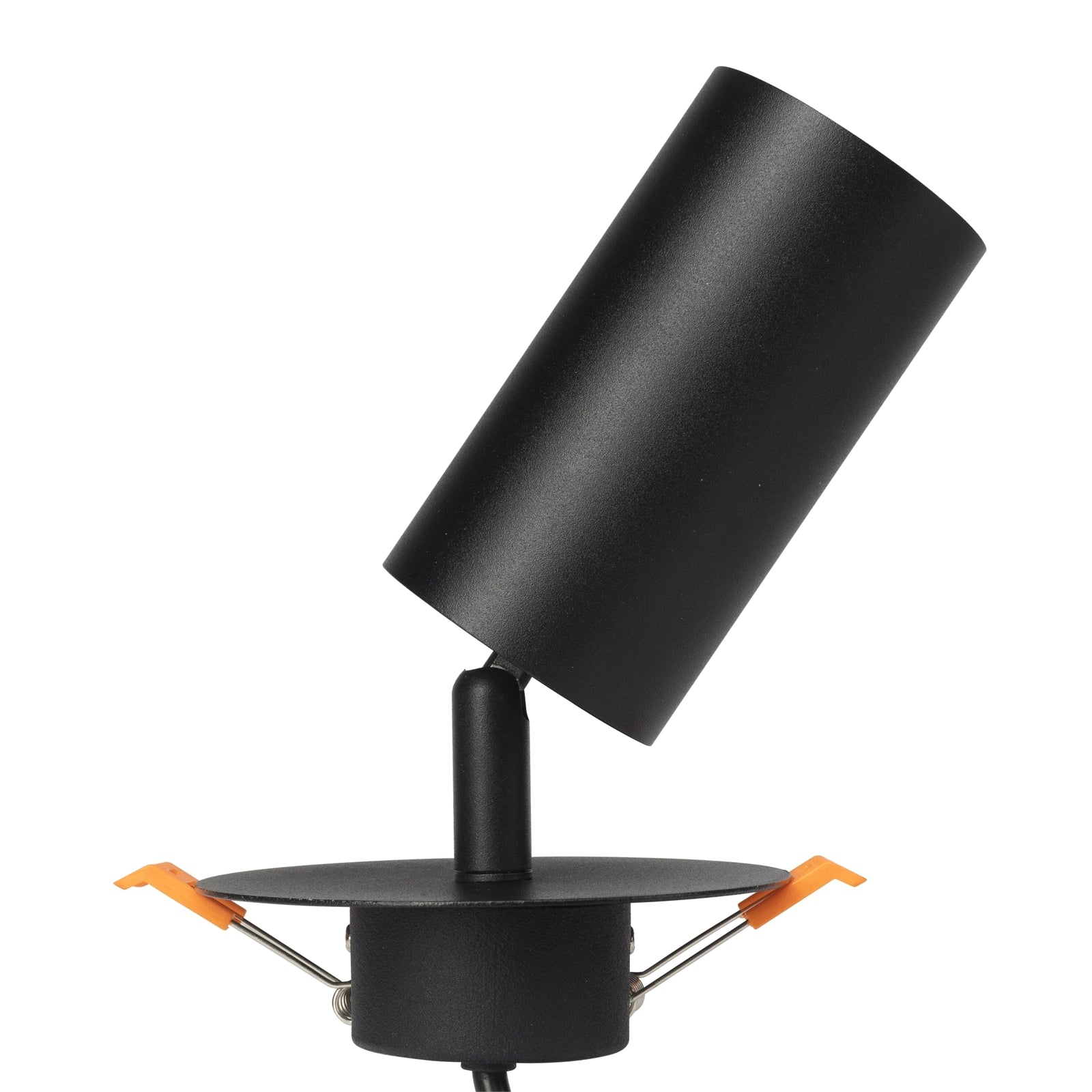 Brilliant Lighting Jez 7W Matt Black Plug In DIY LED Spotlight GU10 21388/06