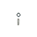 Taskmaster M6 x 20mm Metal Screw-In Insert Nut Curved Surfaces 8 Pack