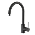 Dorf Matte Black Obsidian Sink Mixer - 110mm x 360mm x 210mm - Lead-Free Brass - Easy Installation - SuperSaverAU - view 1