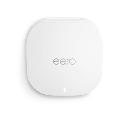 Amazon Eero 6 Dual Band Mesh Wi-Fi 6 Router 1 Pack - 900 Mbps - White - 140 m² Coverage