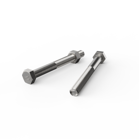 Zenith Hex Head Bolt - M10 x 100mm - 25 Pack - Stainless Steel 304 - Rust Resistant - SuperSaverAU - view 1