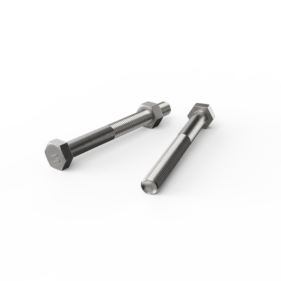 Zenith Hex Head Bolt - M10 x 100mm - 25 Pack - Stainless Steel 304 - Rust Resistant - SuperSaverAU - view 1