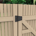 Zenith 130mm Matte Black Tapered Gate Hinge 2 Pack - Heavy-Duty Steel - SuperSaverAU - view 3