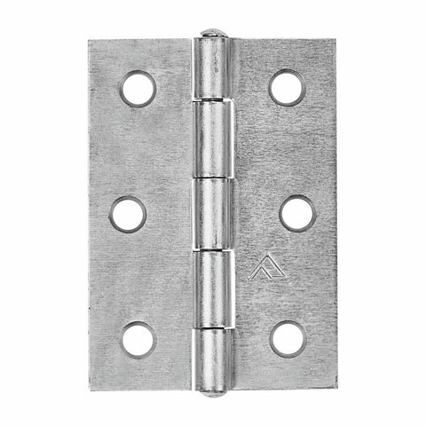 Pinnacle Butt Hinge - 100mm - Satin Chrome - Loose Pin - 2 Pack - SuperSaverAU - view 1