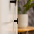 Taskmaster 37mm Matte Black Steel Cabinet Knob