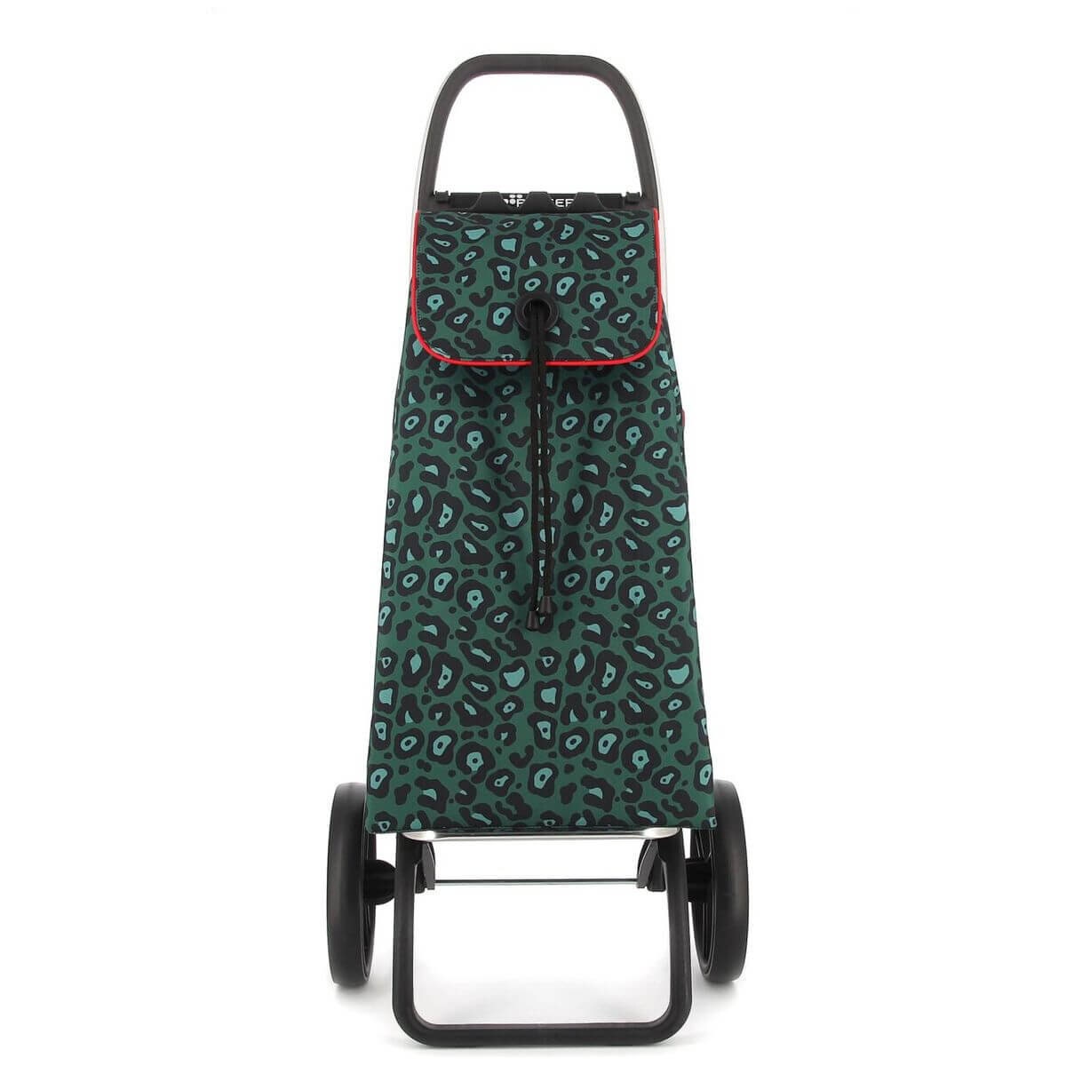 Rolser I-Max Wild big wheel folding trolley - Green aluminium chassis - Removable wheels - R-IMX568-1002