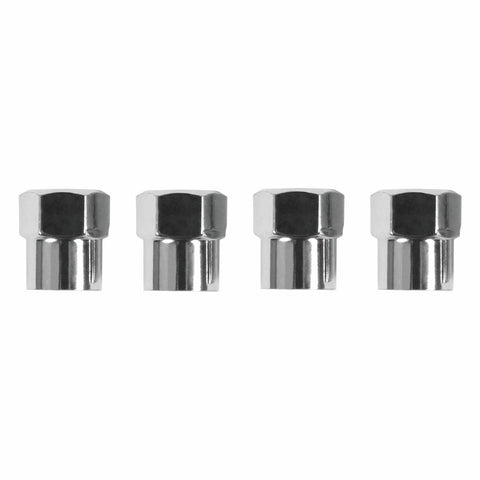 Trojan Chrome Valve Caps - 4 Pack