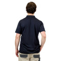 Craftright Black Short Sleeve Polo - Men's 2XL, 100% Polyester