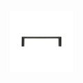 Lane Black Half Round Square Handle 96mm Zinc Alloy 4 Pack Matte Black - SuperSaverAU - view 1