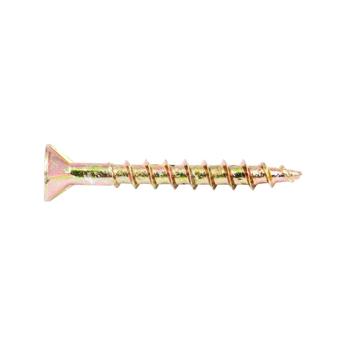 Zenith 8g x 35mm Gold Passivated Chipboard Screw - 100 Pack - Durable Grip - SuperSaverAU - view 1