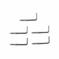 Everhang Square Hooks - 50mm - Zinc - Light Duty - 5 Pack - SuperSaverAU - view 1