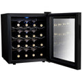 Little Cave 16 Bottle Single Zone Thermoelectric Wine Cooler - Black Cabinet, Touch Control - LCT16SB