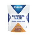 Exonic Dishwashing Tablets 100 Pack - 1.2kg - Streak-Free Cleaning - SuperSaverAU - view 1