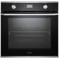 DeLonghi 60cm Multifunction Built-In Oven - 85L, Air Fry, Easy Steam, Black Glass - NSM11NL