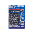 Bremick Hex Roofing Screw 12g x 39mm - B8 - Pack of 100 - Corrosion Resistant - SuperSaverAU - view 2