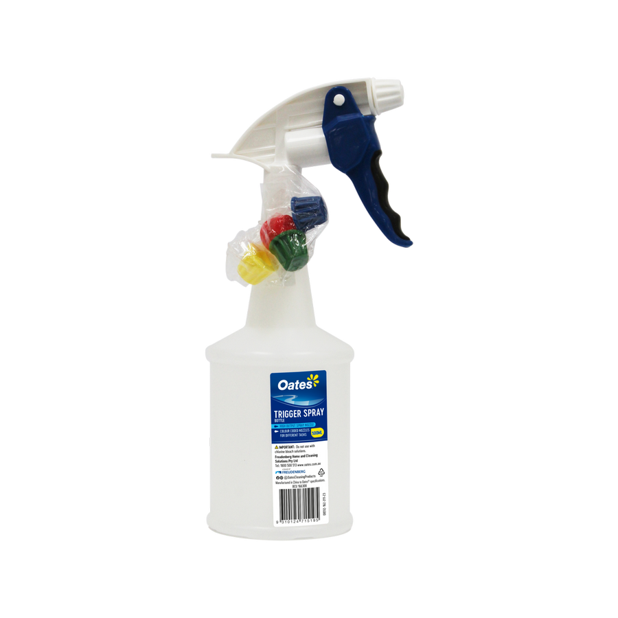 Oates 500ml Trigger Spray Bottle - Heavy-Duty - White - 0.5L - SuperSaverAU - view 1