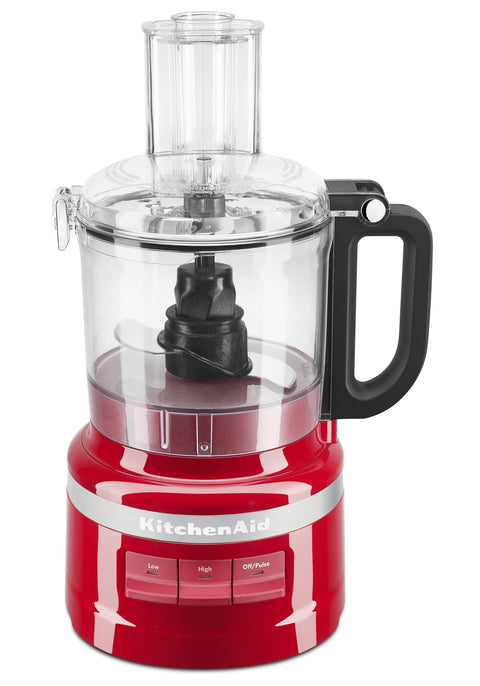 KitchenAid 7 cup food processor - 250W, 3 speeds, LED controls, Empire red - 5KFP0719AER