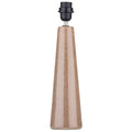 Verve Design Caria Ceramic Lamp Base - Brown - 100mm x 410mm - Textured Design - SuperSaverAU - view 1