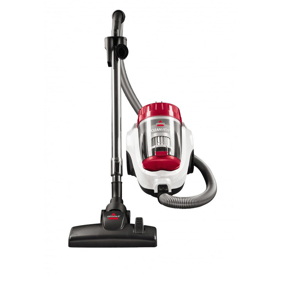Bissell Cleanview Bagless Barrel Vacuum Cleaner - Multi-Cyclonic - 2.2L Dirt Tank - Red - 1994F